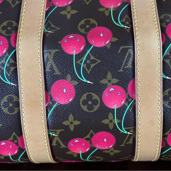 Louis Vuitton Monogram Takashi Murakami Cherry Keepall 45 - Picture 9 of 16